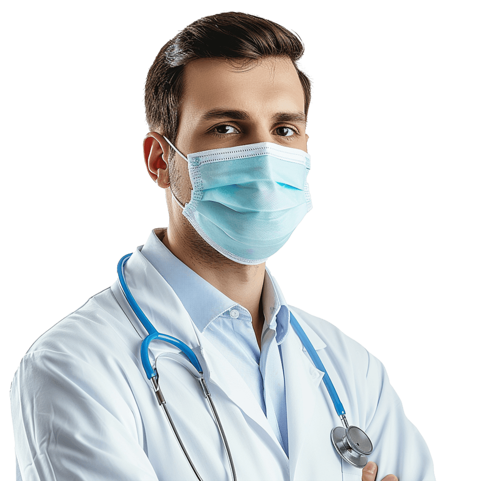 Doctor wearing mask